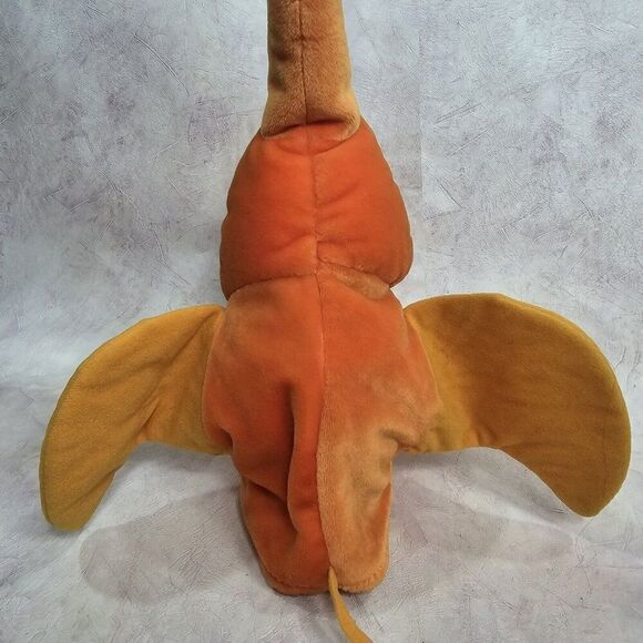 Vintage Dakin 1993 Pterodactyl Plush Hand Puppet Stuffed Dinosaur - Picture 5 of 9
